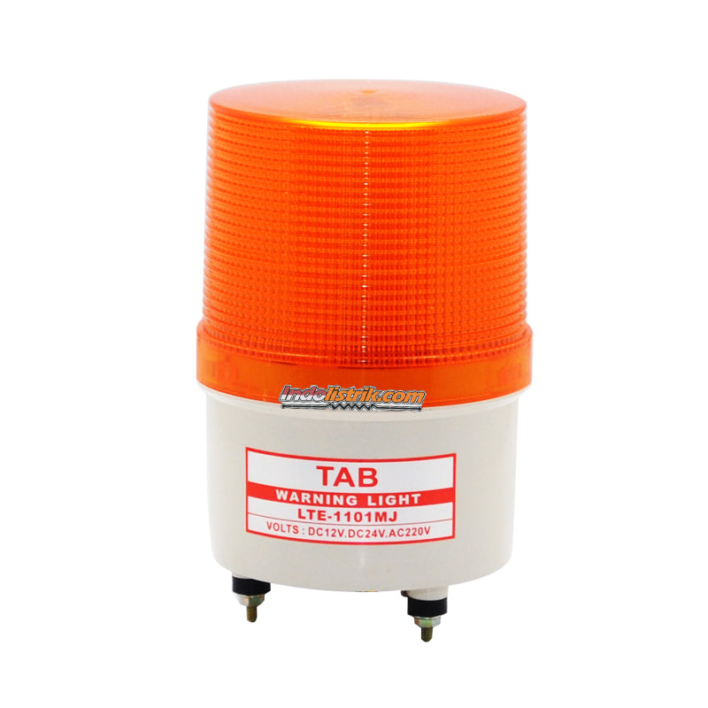 TAB Warning Light LED With Buzzer LTE - 1101MJ 4 Inch Multi Volt Kuning
