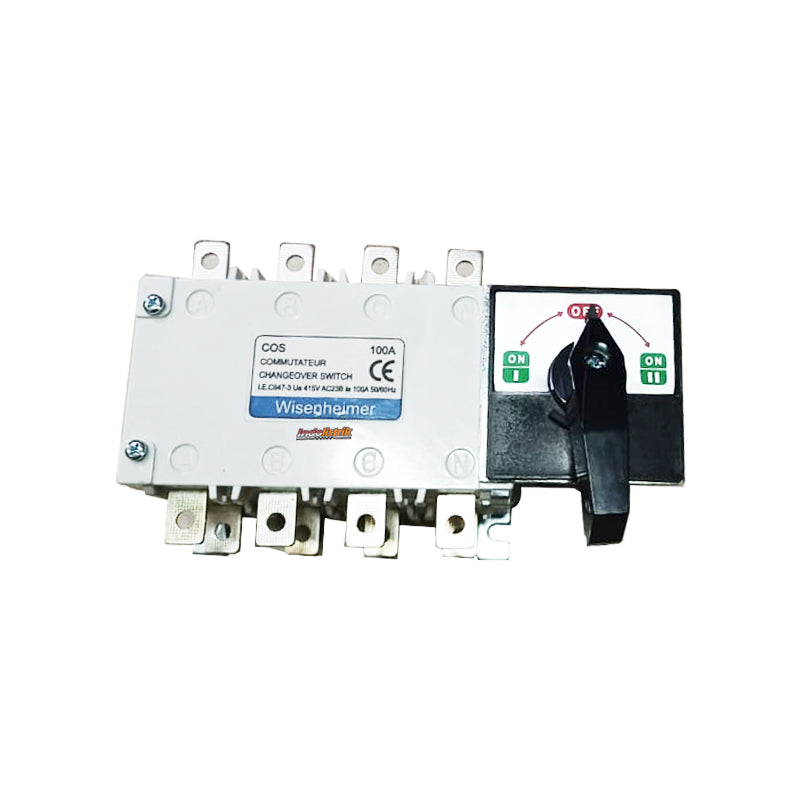 Wisenheimer Change Over Switch 4 pole 100 Ampere COS Ohm Saklar Manual