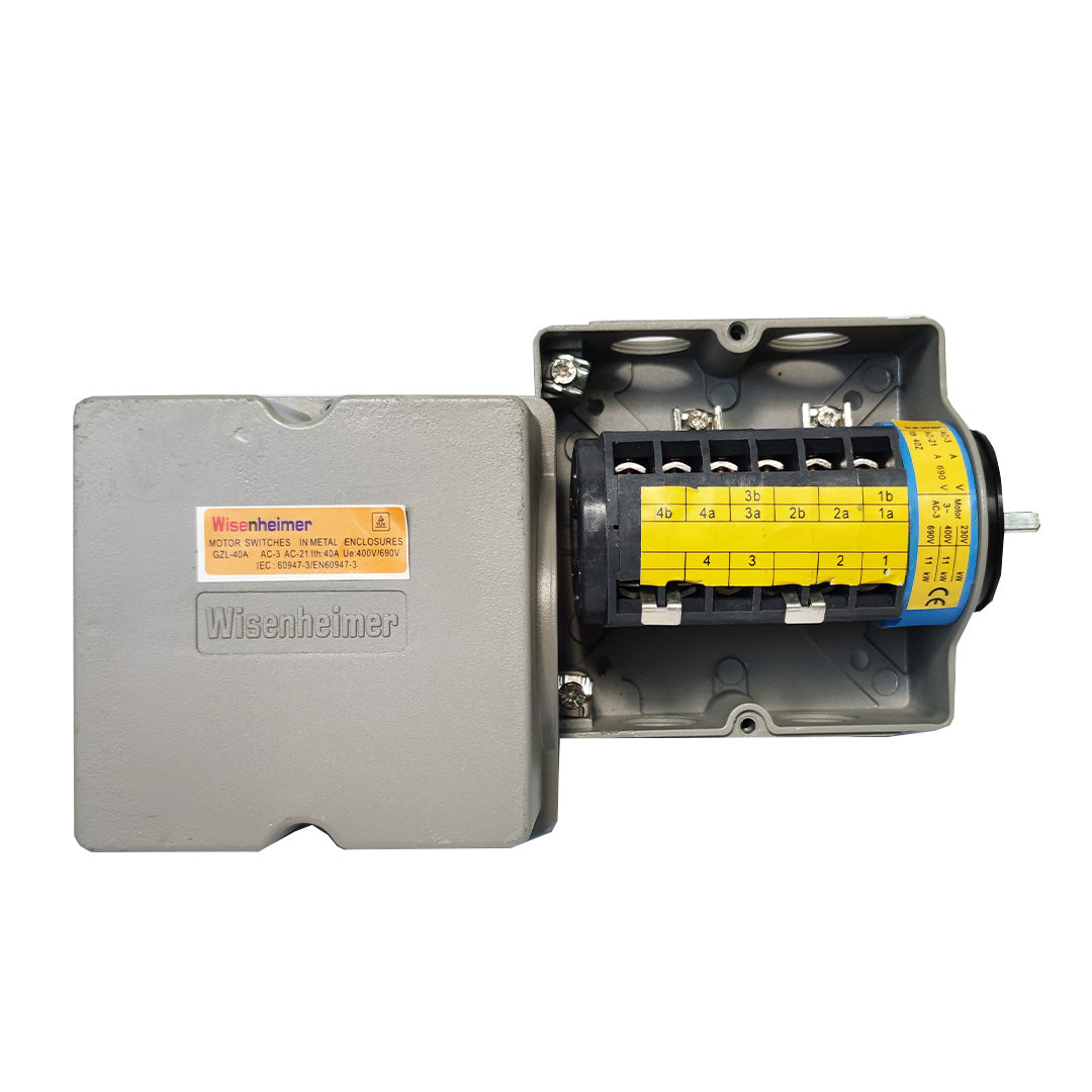 Wisenheimer Manual Change Over Switch (COS) 4 pole 40 Amp - GZ 40 (Ohm Saklar)