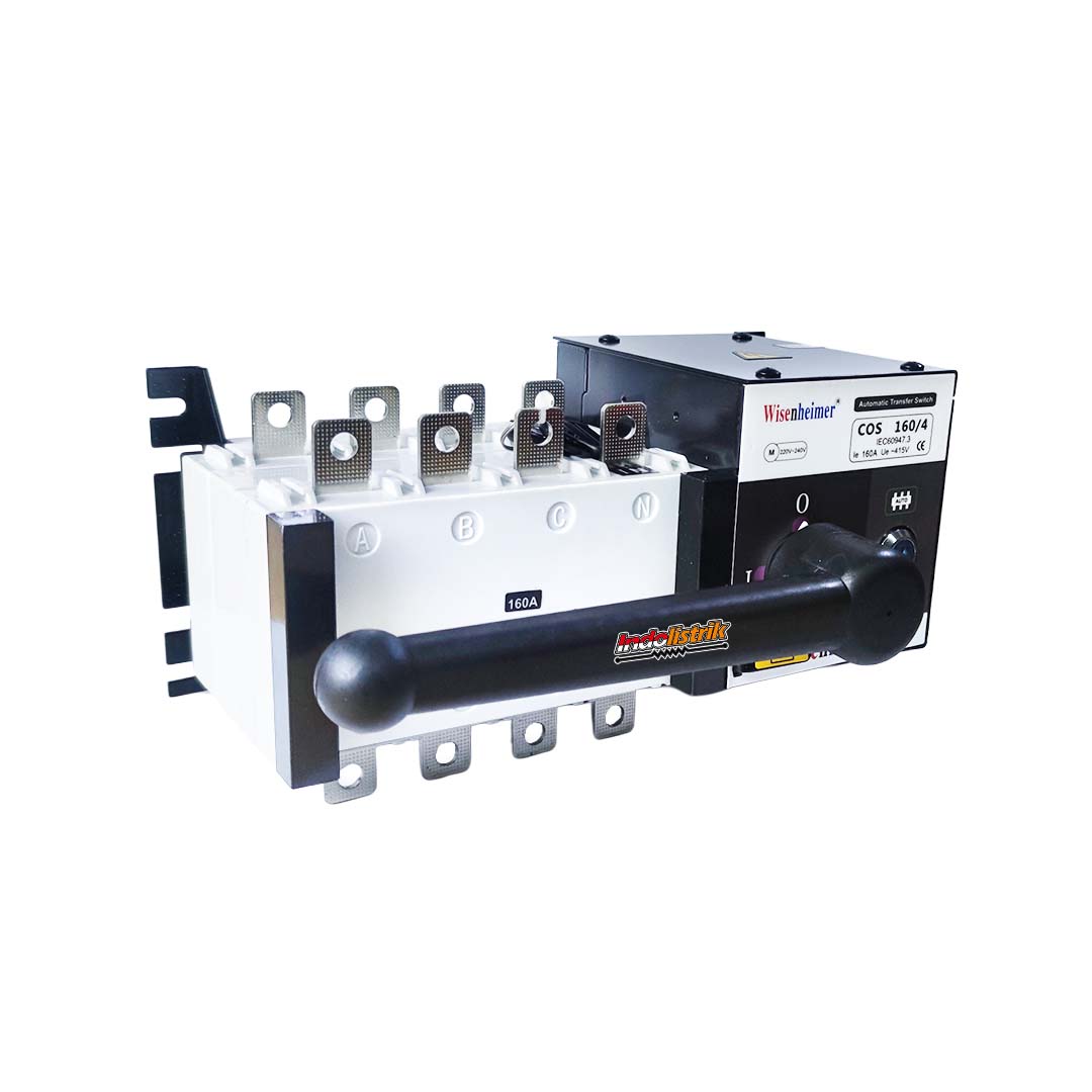 Wisenheimer Change Over Switch 4 Pole 160 Ampere COS Motorized Ohm Saklar