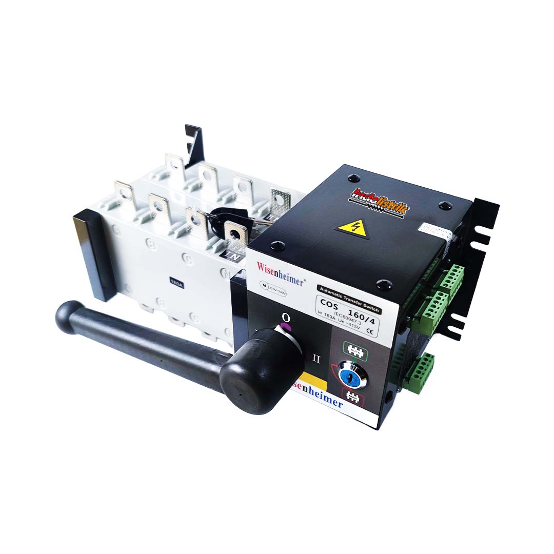 Wisenheimer Change Over Switch 4 Pole 160 Ampere COS Motorized Ohm Saklar