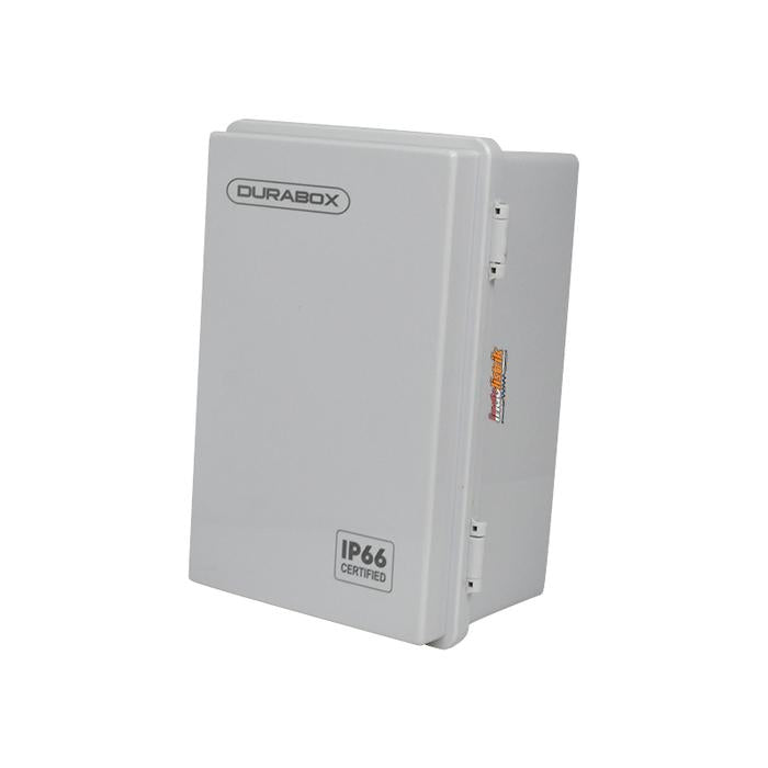 Durabox Box Panel Plastik ABS 190x290x140 mm Abu-abu Lengkap Base Plate