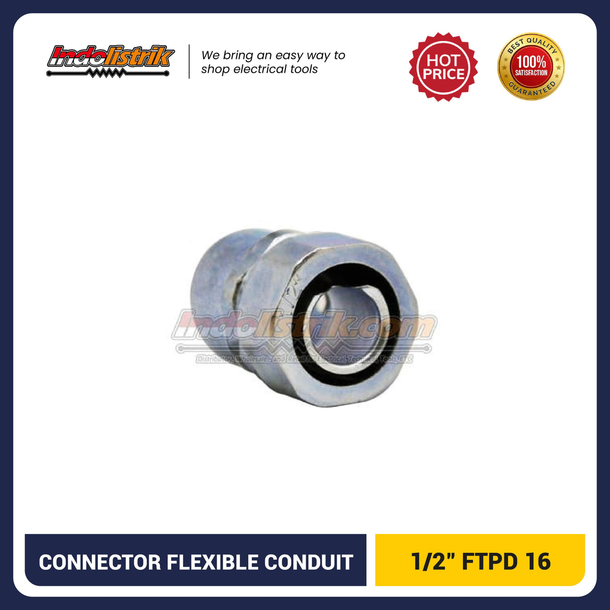 Duratech Connector Flexible FTPD 16 ke Pipa Drat 1/2"
