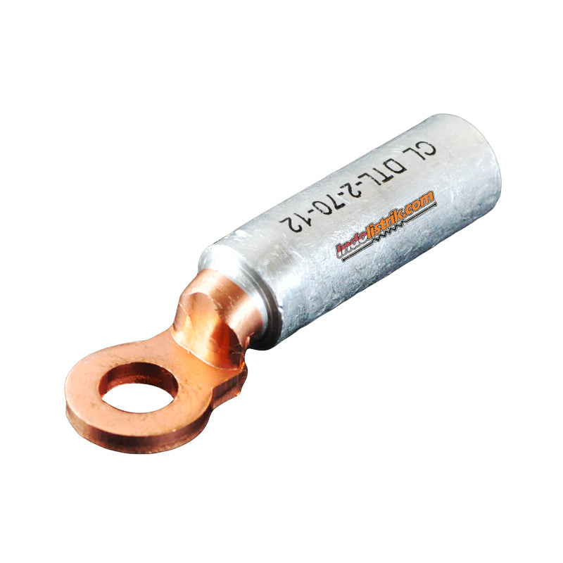 CL Kabel Skun Bimetal DTL 2 70mm Lubang Baut M12