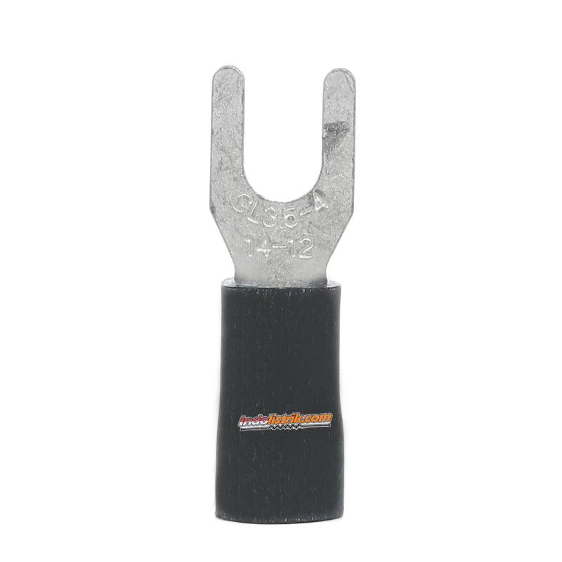 CL Kabel Skun Garpu Isolasi / YF 3.5 - 4 Hitam