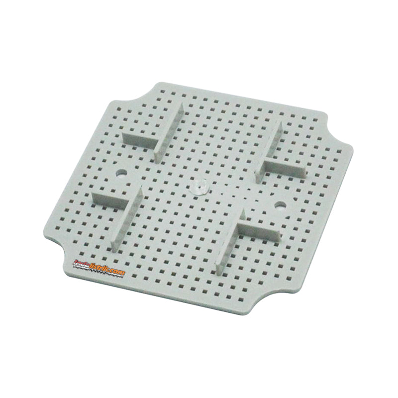 Durabox Tatakan ABS Box Plastik Base Plate 125x125 mm Abu-abu