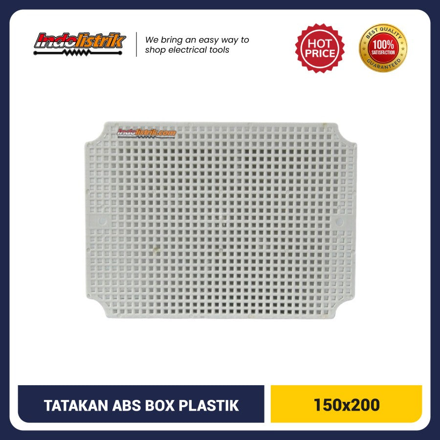 Tatakan ABS Box Plastik Base Plate 150x200 mm Abu-abu