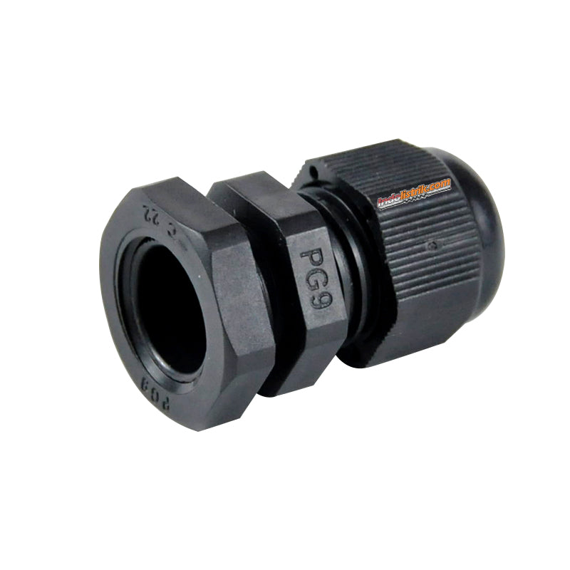 Nintoku Kabel Gland PG 9 Hitam