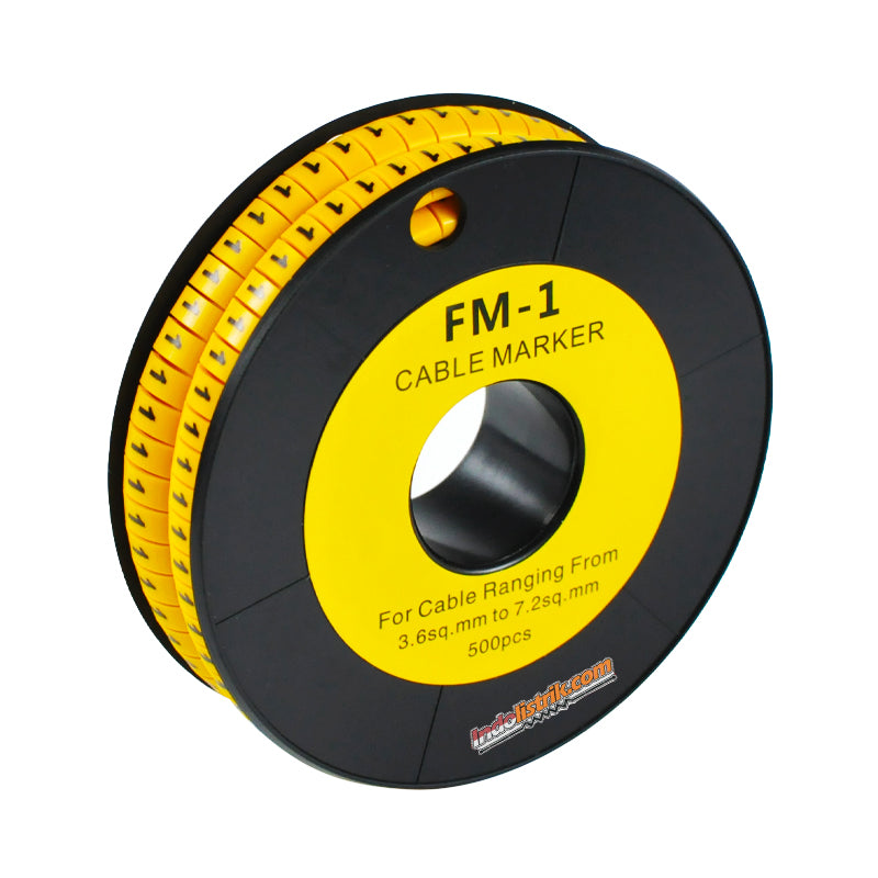 Nintoku Kabel Marker FM - 1 Angka 1 Oval Kuning