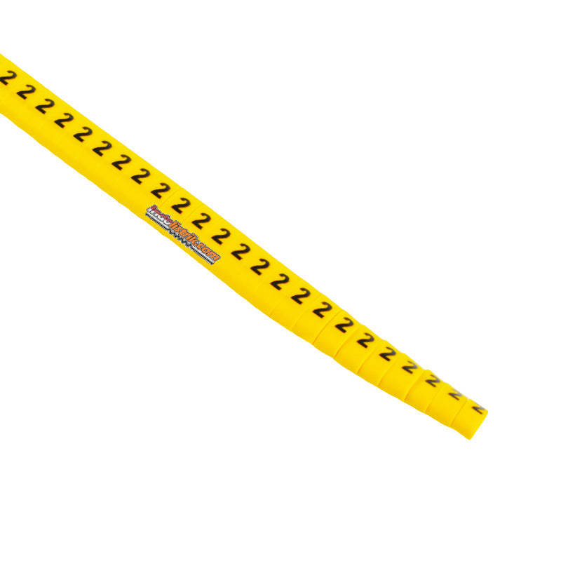 Nintoku Kabel Marker FM - 1 Angka 2 Oval Kuning