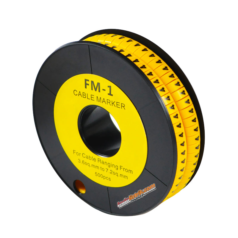 Nintoku Kabel Marker FM - 1 Angka 4 Oval Kuning