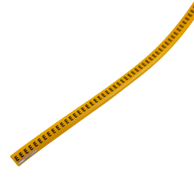 Nintoku Kabel Marker FM - 1 Huruf E Oval Kuning