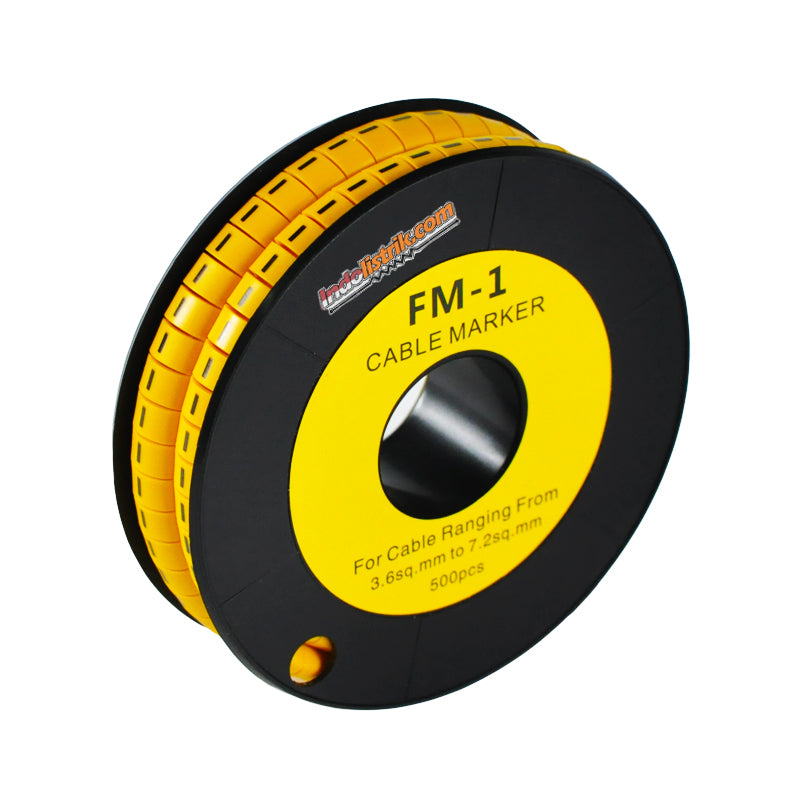 Nintoku Kabel Marker FM - 1 Symbol - Oval Kuning
