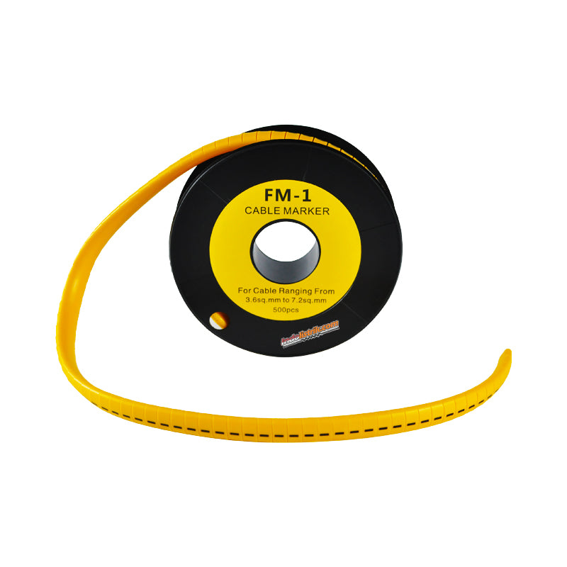 Nintoku Kabel Marker FM - 1 Symbol - Oval Kuning