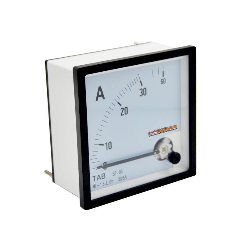 TAB Ampere Meter Analog 96x96 Via CT 30/5A