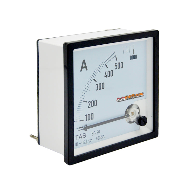 TAB Ampere Meter Analog 96x96 Via CT 500/5A