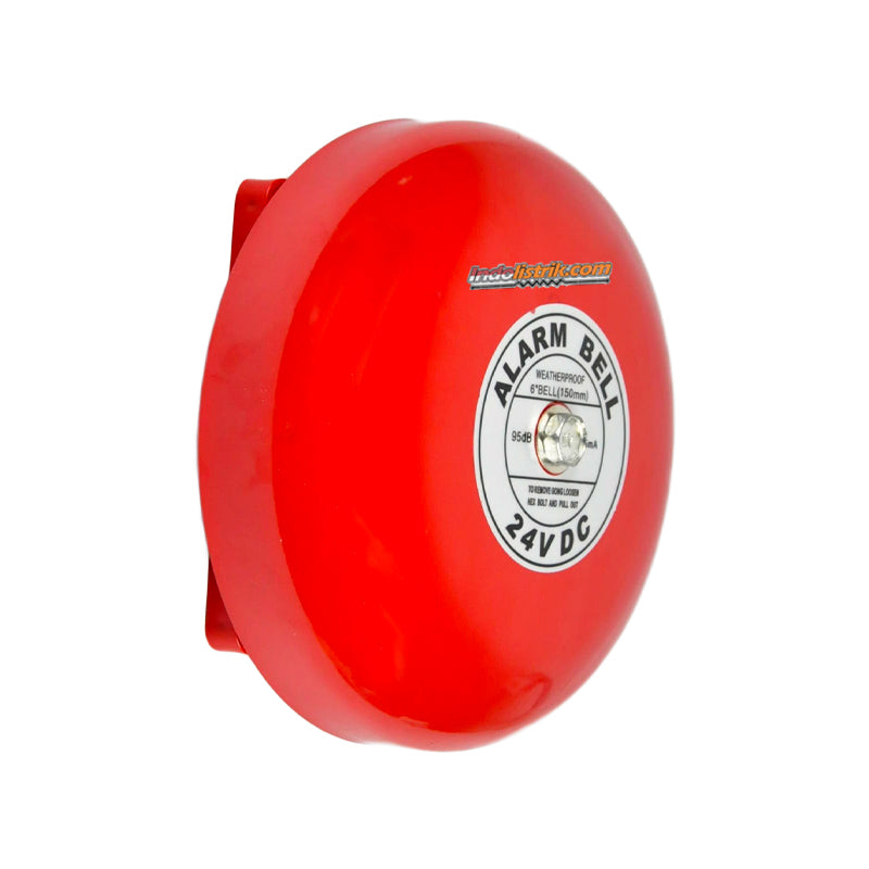 TAB Alarm Round Bell 24VDC 6 inch Merah