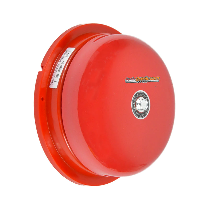 TAB Alarm Round Bell 220VAC 6 inch Merah