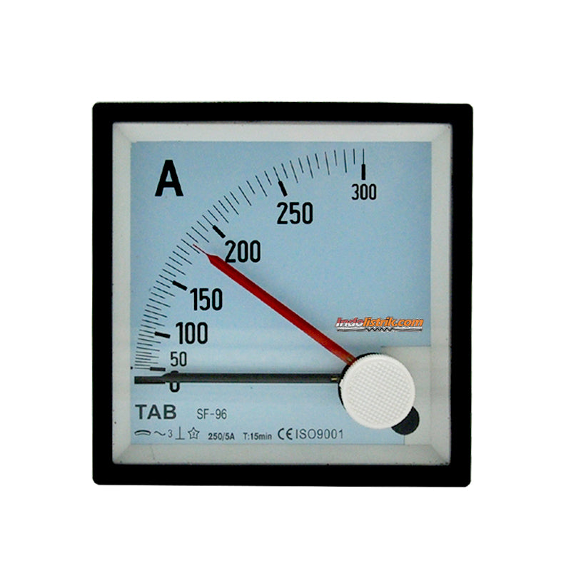 TAB Maximum Demand Meter 96x96 via CT 250/5