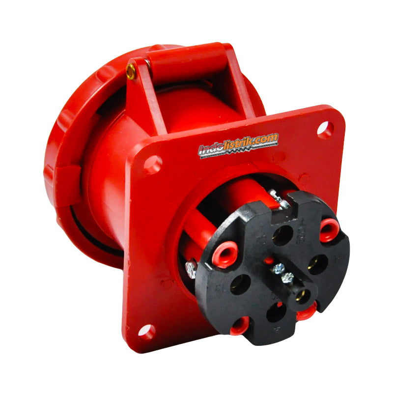 TAB Industrial Panel Mounting Socket CEE 334 (4 poles x 63 Ampere)