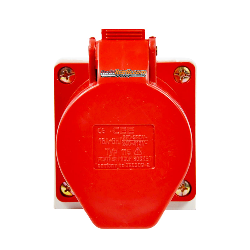 TAB Industrial Surface Mounting Socket CEE 115 (5P x 16 Ampere)