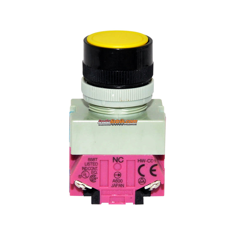 TAB Push Button ABW111EP Kuning