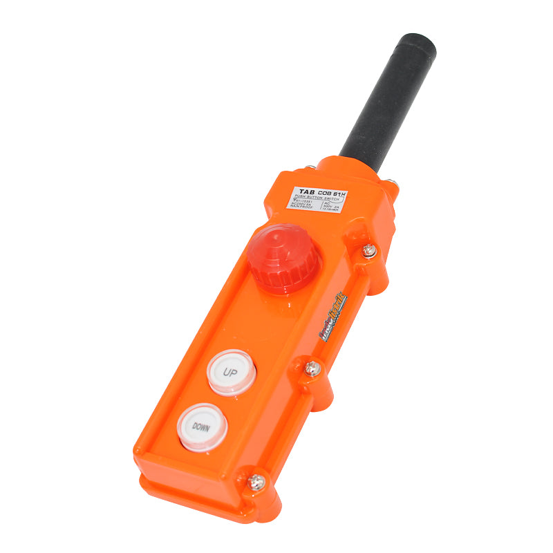 TAB Push Button Hoist Dilengkapi Emergency Stop 250V 5A COB 61H