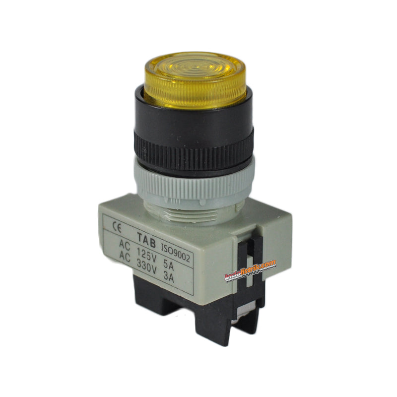 TAB Pilot Lamp Bohlam 22/25mm APW 199E Kuning