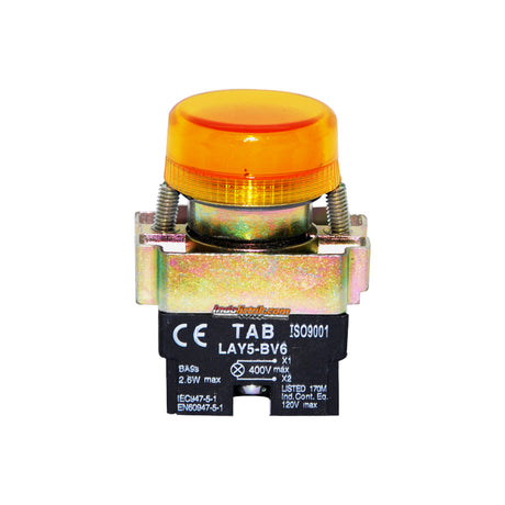 TAB Pilot Lamp Bohlam 22mm LAY5 BV65 Kuning