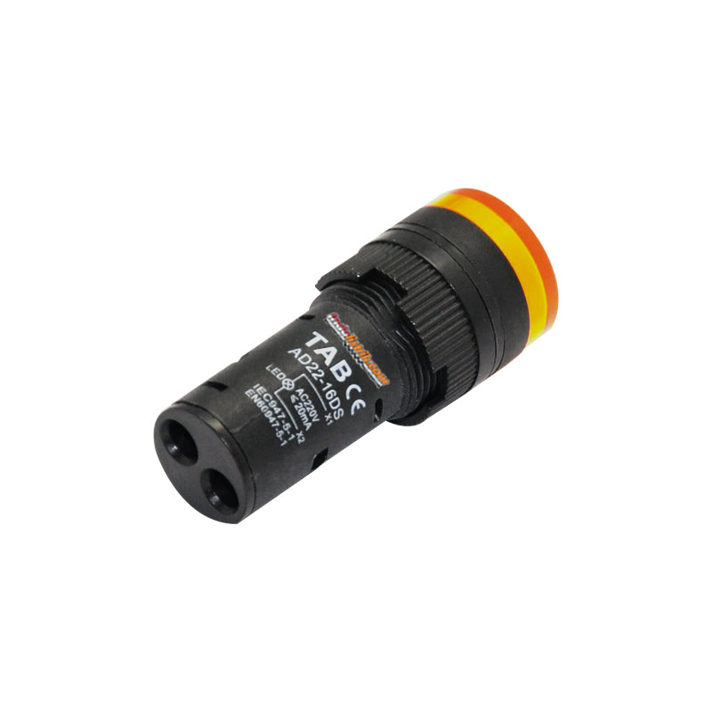 TAB Pilot Lamp LED 16mm AD22 16DS 220 VAC Kuning