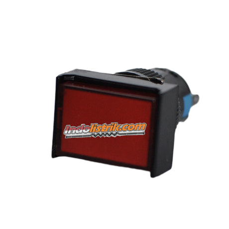 TAB Pilot Lamp LED 16mm LA16J-XD 24 VDC Persegi Merah