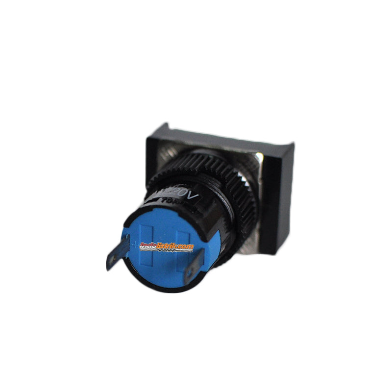 TAB Pilot Lamp LED 16mm LA16J-XD 220 VAC Persegi Hijau
