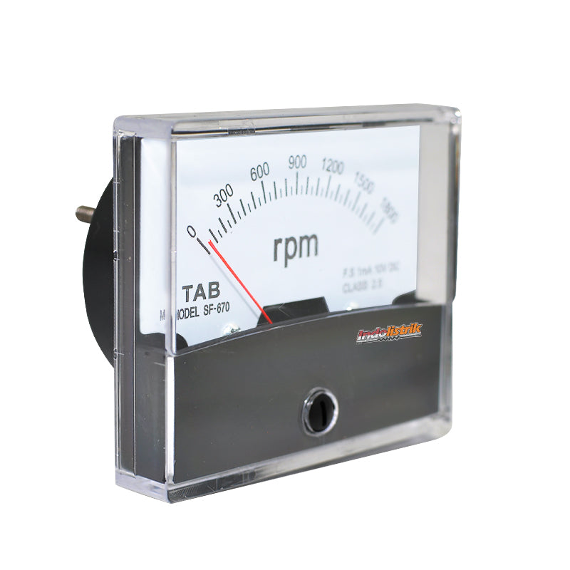 TAB RPM meter / Tachometer 48x48 0-1800 RPM