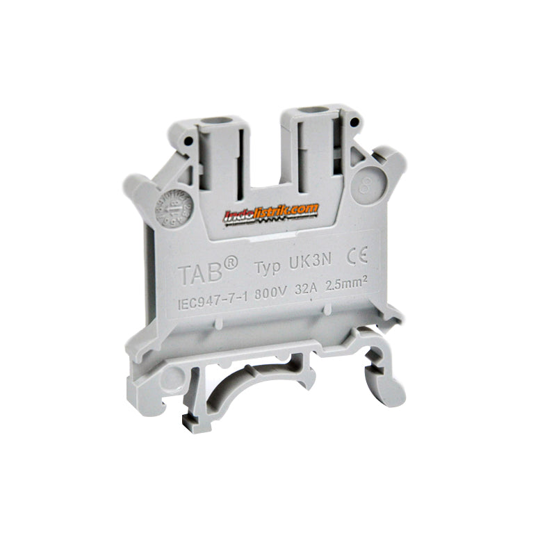 TAB Terminal Block UK 3N Abu-abu