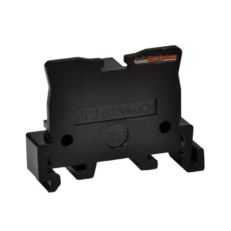 TAB Terminal Block Clip On TR 10 Hitam (model Kasuga)