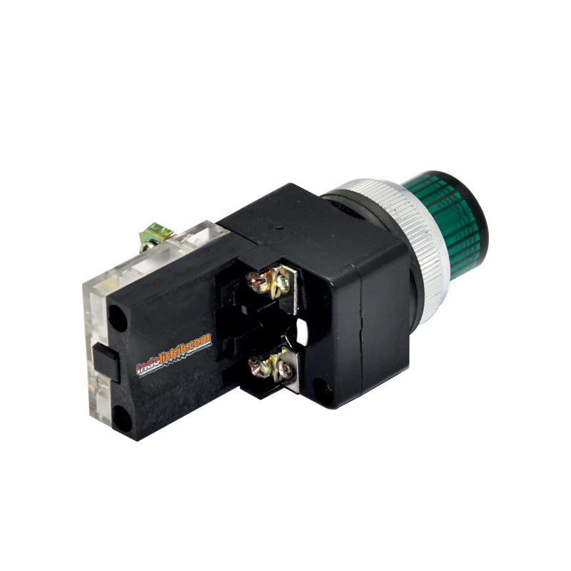 TAB Illuminated Push Button 220 VAC PB3011D Hijau