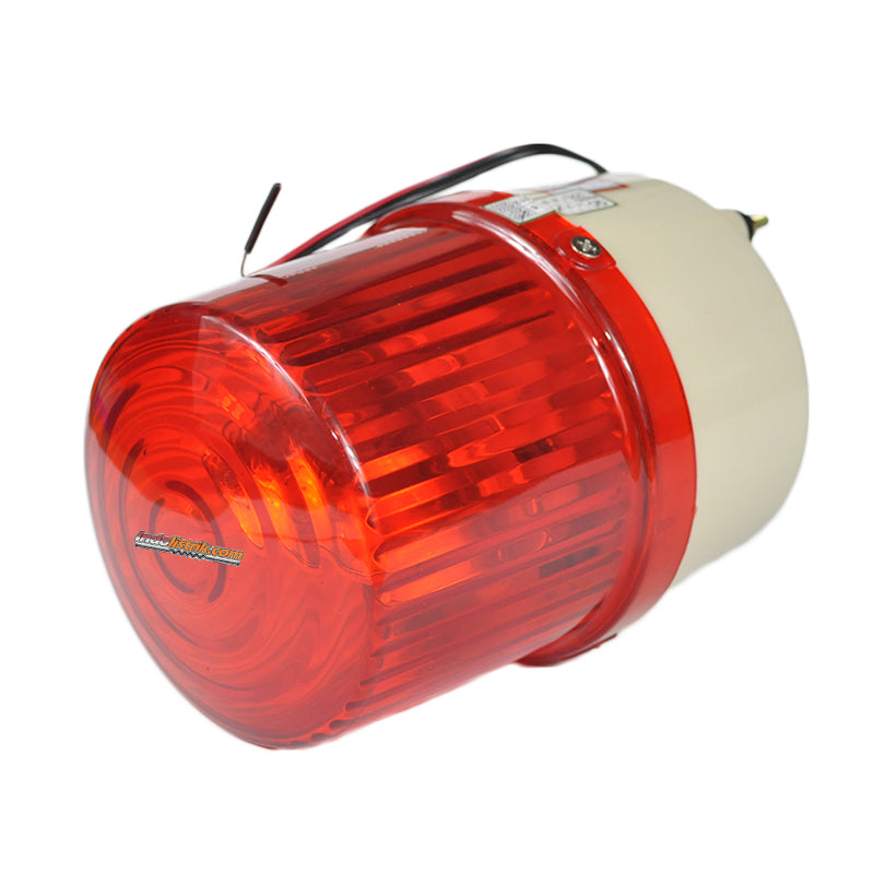 TAB Lampu Warning Light 5 inch 24VDC Merah dengan Buzzer
