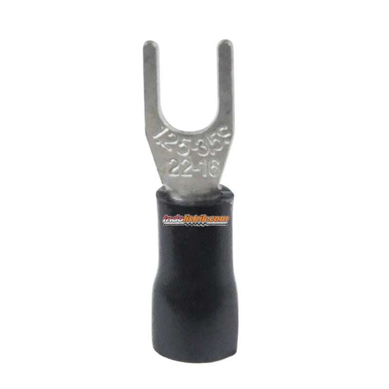 TSS Kabel Skun Garpu Isolasi / SVS 1.25 - 3.5 Hitam