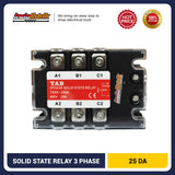 Solid State Relay 3 Phase DC-AC TSSR-25DA TAB - SSR25DA - 25DA