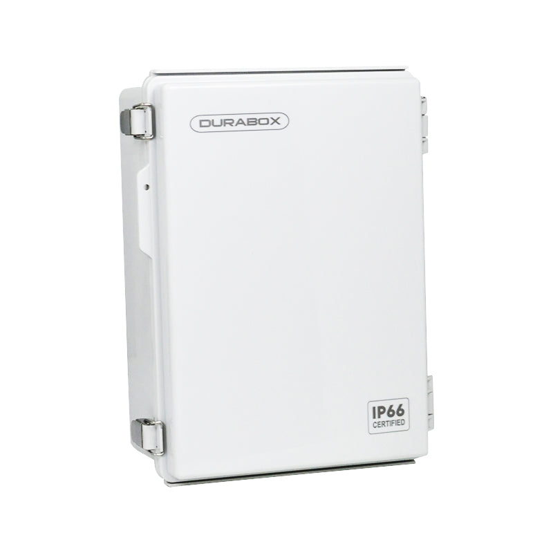 Durabox Box Panel Plastik ABS 250x350x150 mm Abu-abu Lengkap Base Plate