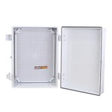 Durabox Box Panel Plastik ABS 300x400x180 mm Abu-Abu Lengkap Base Plate