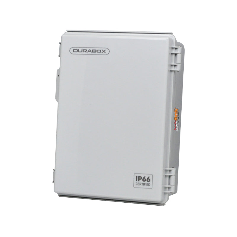 Durabox Box Panel Plastik ABS 250x350x150 mm Abu-abu Lengkap Base Plate