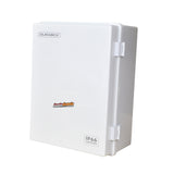 Durabox Box Panel Plastik ABS 300x400x180 mm Abu-Abu Lengkap Base Plate