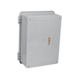 Durabox Box Panel Plastik ABS 250x350x150 mm Abu-abu Lengkap Base Plate