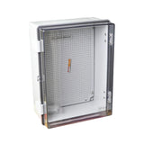Box Panel Plastik ABS 300x400x180 mm Transparant + Base Plate Durabox