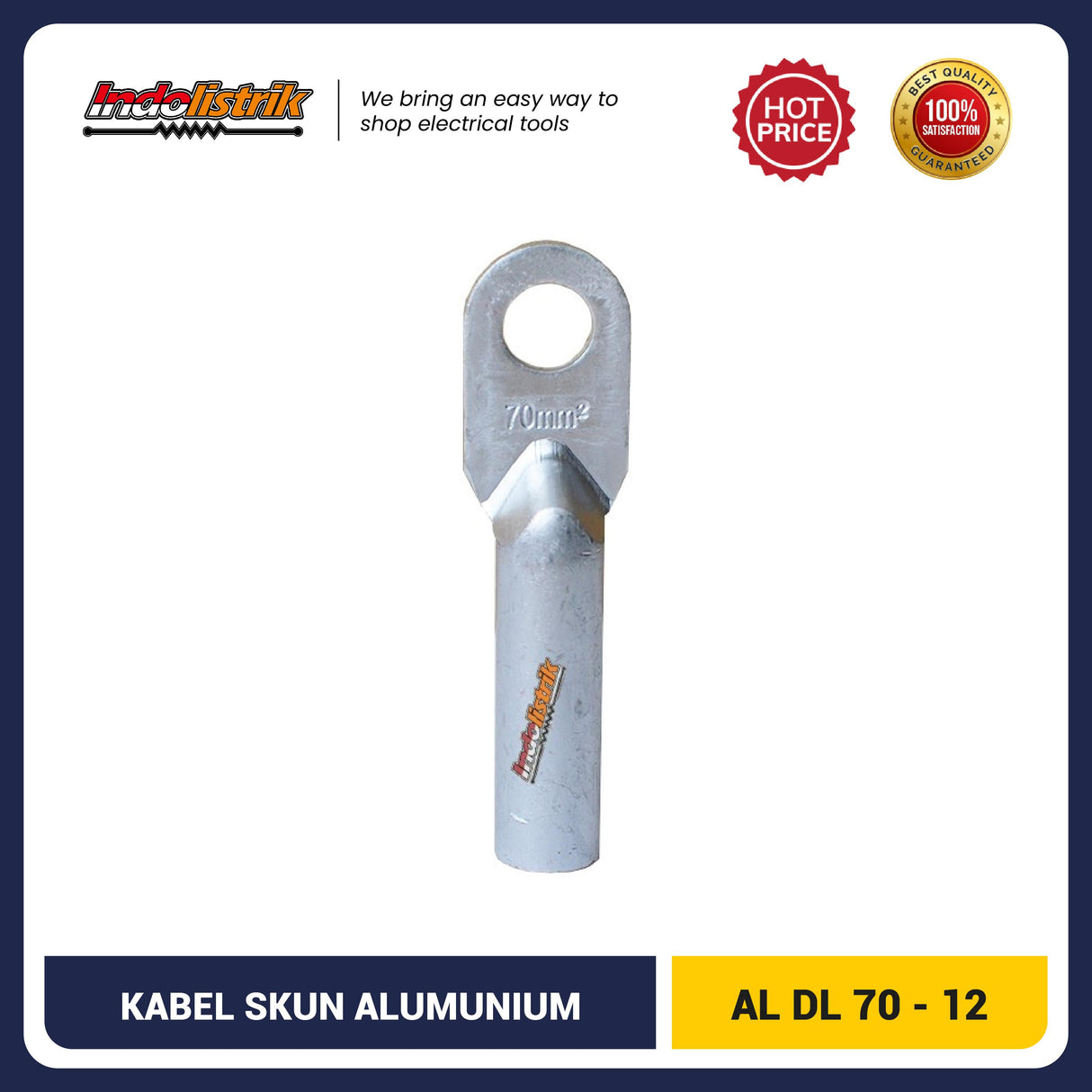 Kabel Skun Alumunium AL DL 70 - 12 CL - Kabel Sekun Alumunium Murni CL