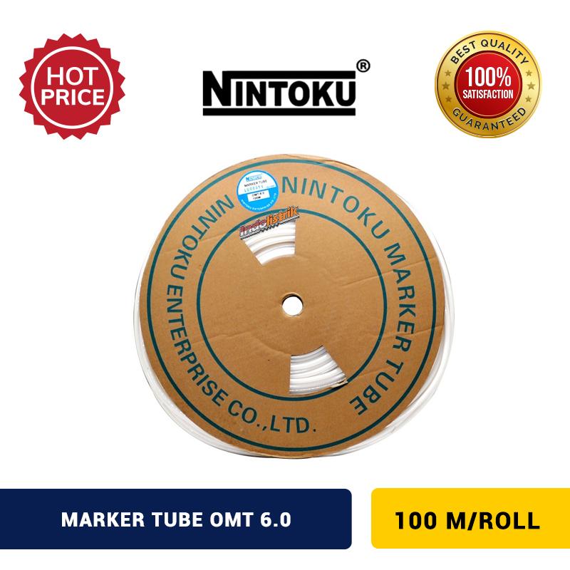 Nintoku Kabel Marker Tube OMT 6.0 100Mtr/Roll Putih
