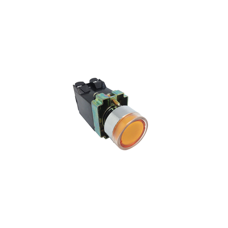 TAB Illuminated Push Button dengan Trafo 220 VAC LAY5-BW3541 Kuning