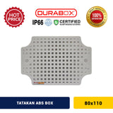 Durabox Tatakan ABS Box Plastik Base Plate 80x110 mm Abu-abu