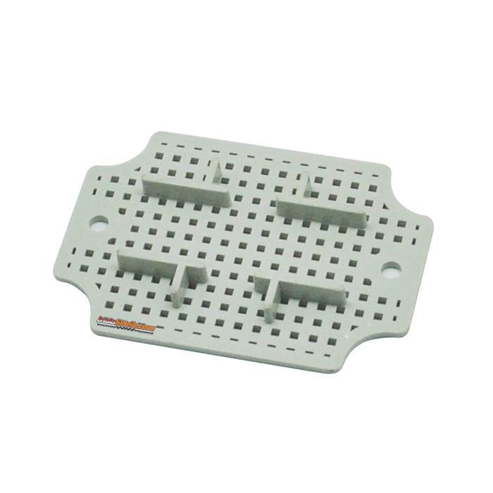 Durabox Tatakan ABS Box Plastik Base Plate 80x110 mm Abu-abu